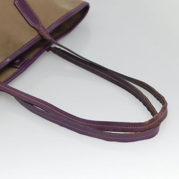 PRADA Hand Bag Canvas Khaki - Picture 7 of 12